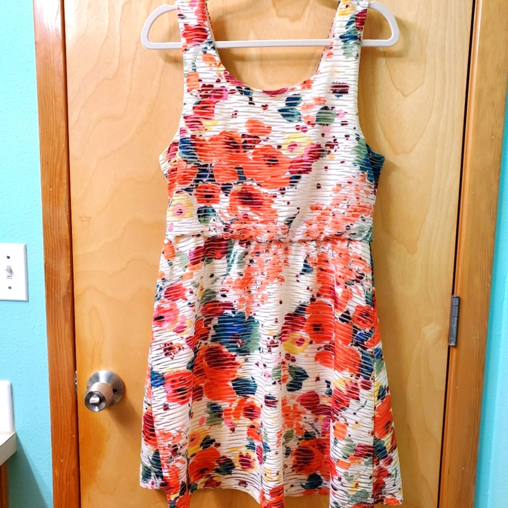 Spring floral Easter dress